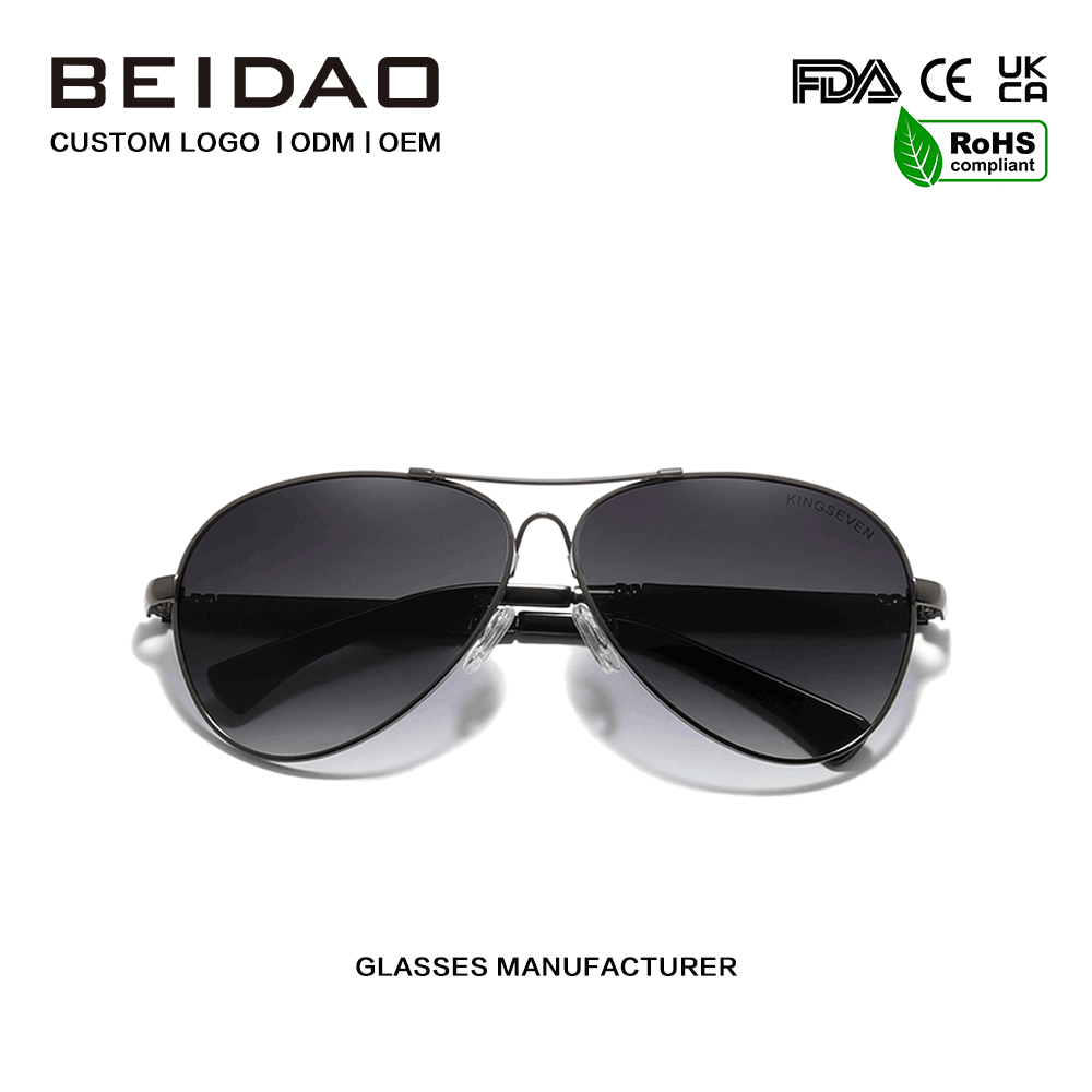 Lunettes de soleil de conduite polarisées classiques avec protection UV400