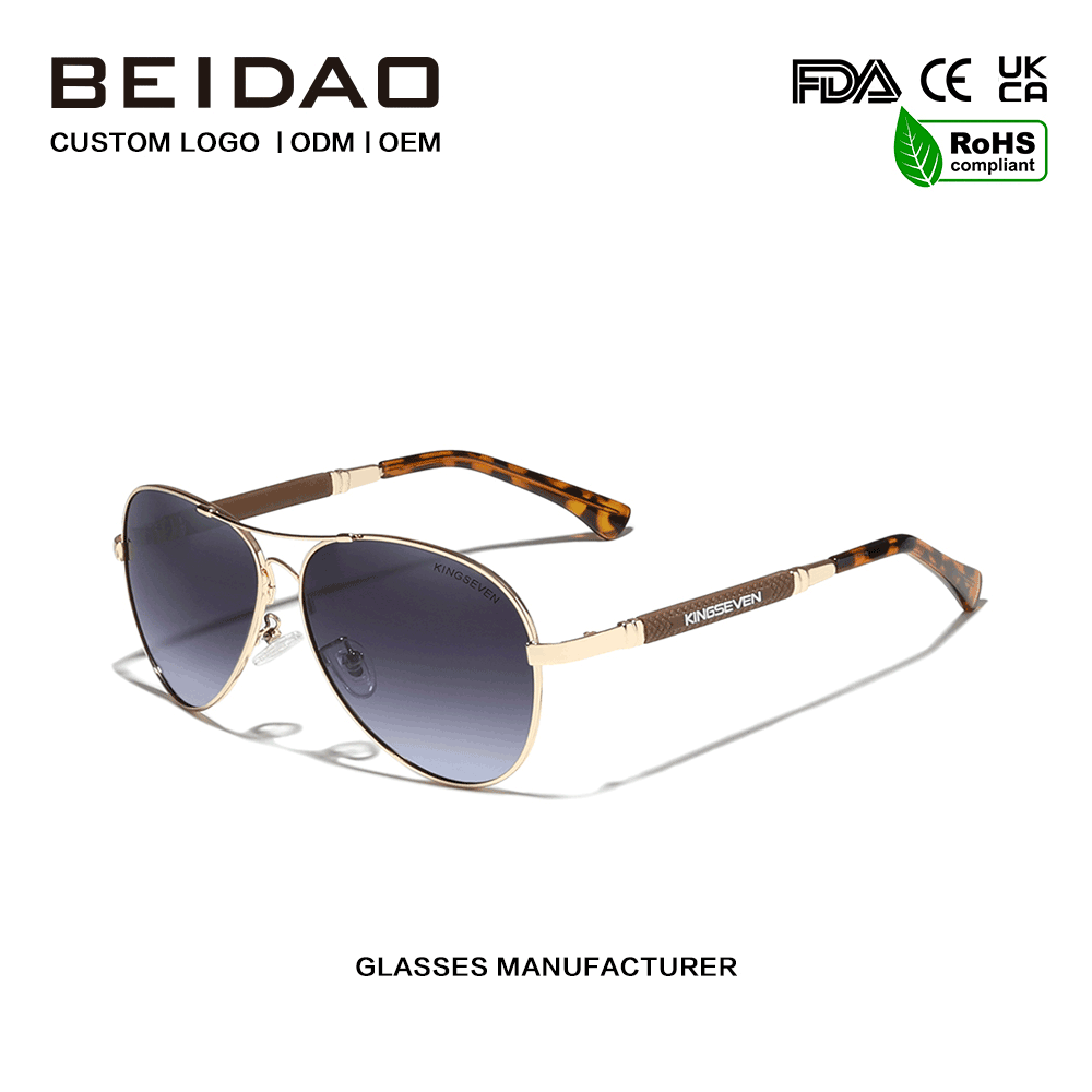 Lunettes de soleil d'extérieur classiques polarisées avec protection UV400 pour hommes