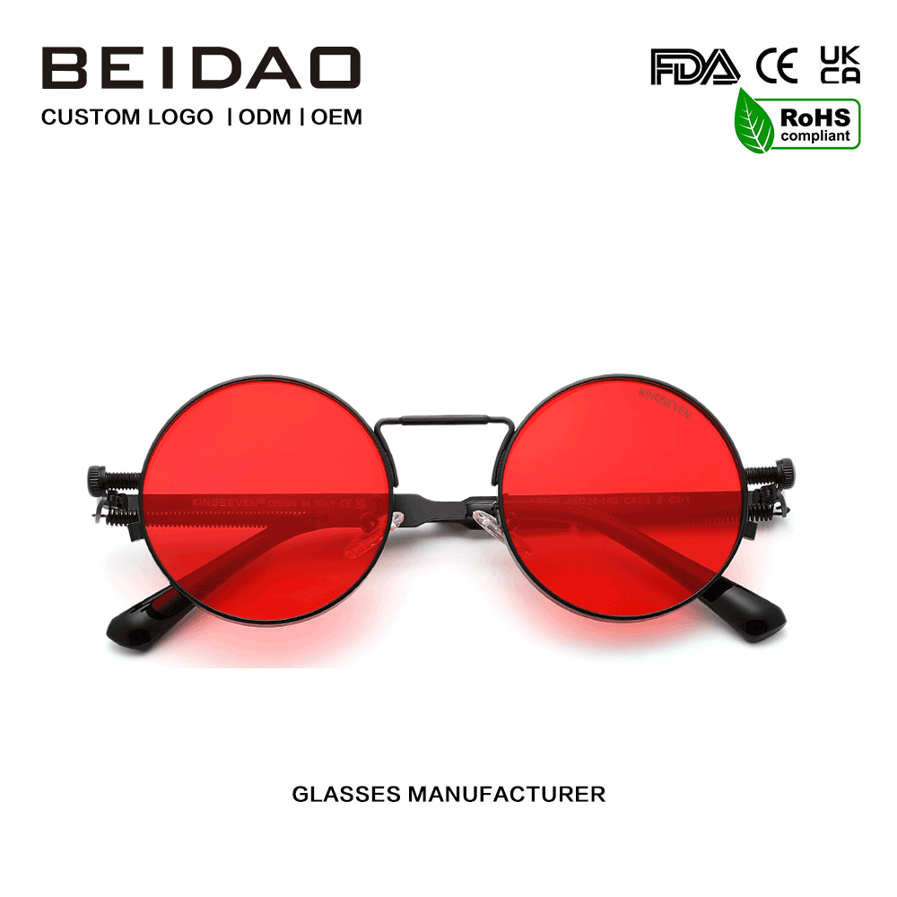 Lunettes de soleil polarisées à monture métallique pour hommes, protection UV400 de styliste