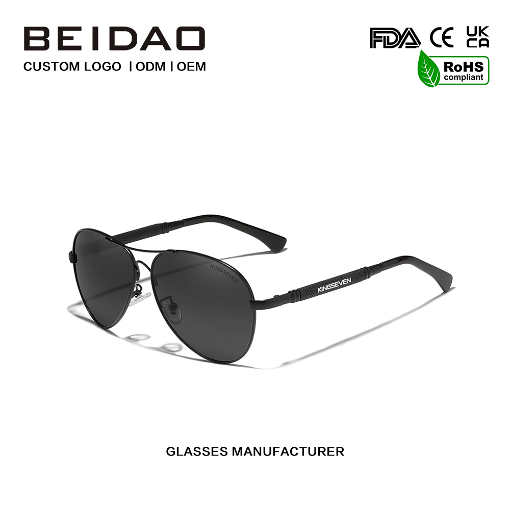 Lunettes de soleil d'extérieur polarisées classiques à la mode, protection UV400