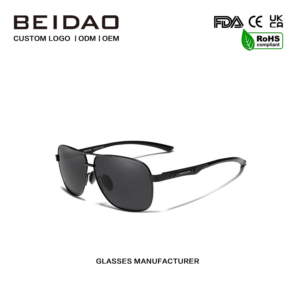 Lunettes de soleil polarisées faites à la main pour hommes