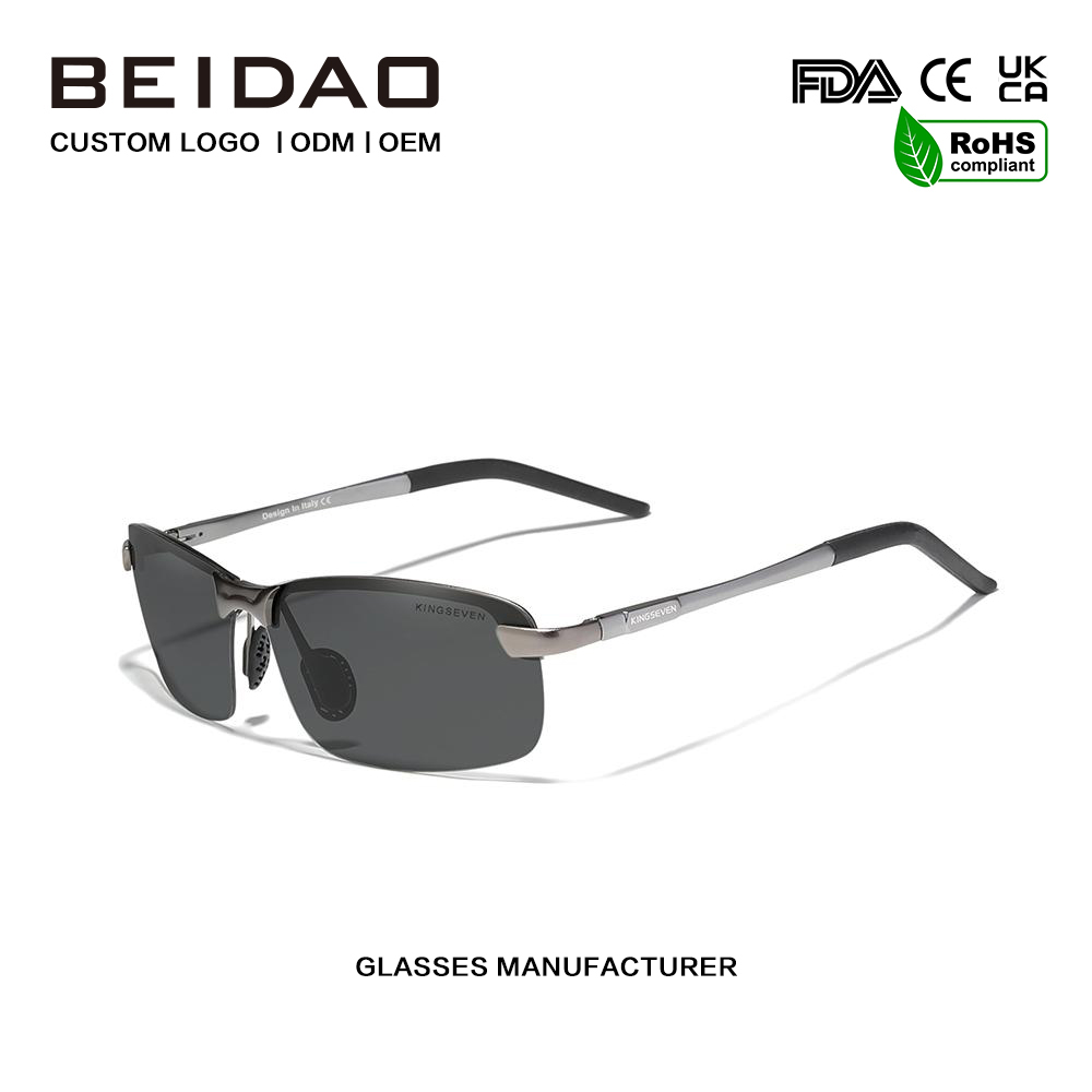 Lunettes de soleil polarisées en alliage TR90 de mode moderne pour femmes et hommes