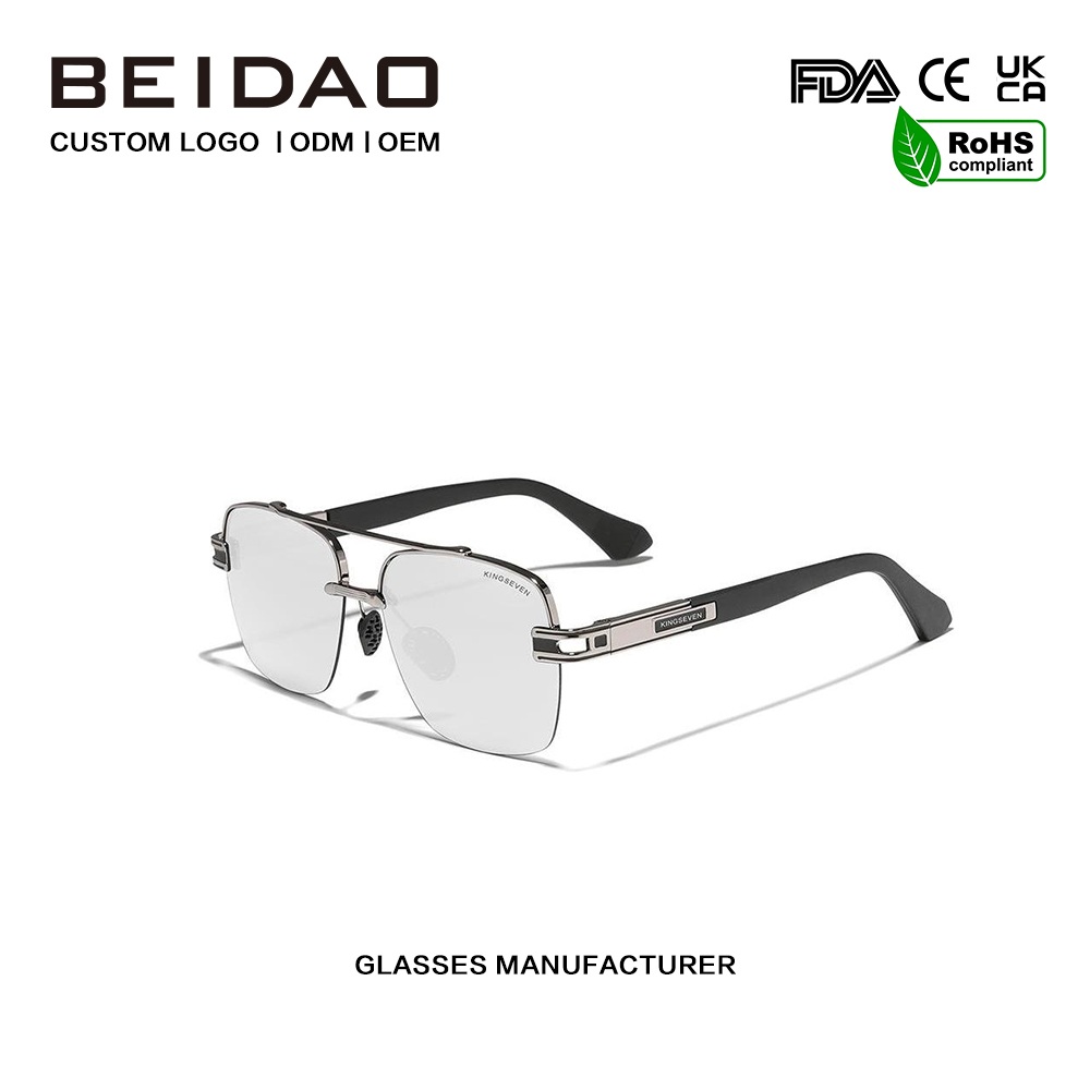 Nouveau design de lunettes de soleil polarisées rétro colorées