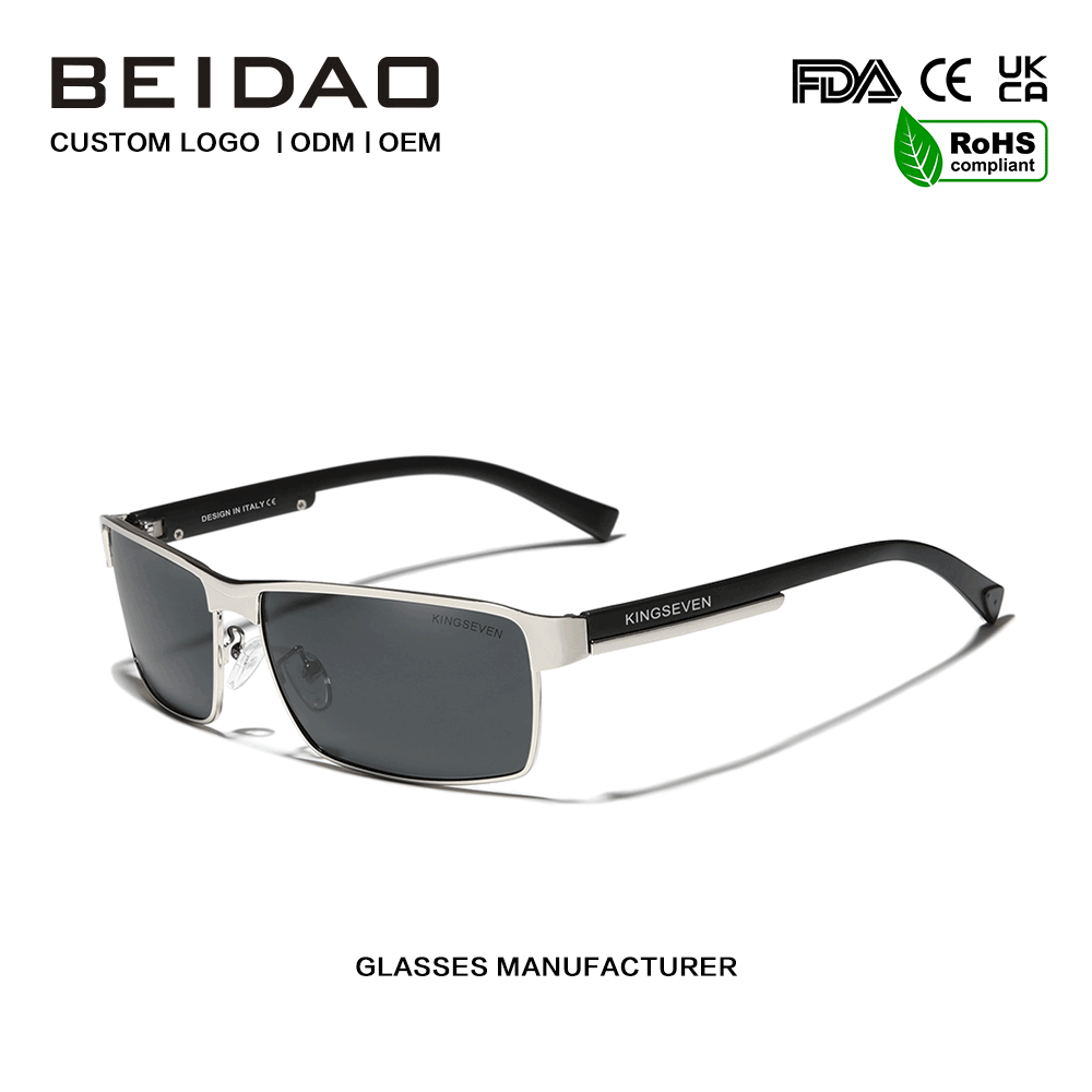Lunettes de soleil de conduite polarisées photochromiques pour hommes
